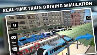 Tangkapan layar Driver City Train Mission 3D