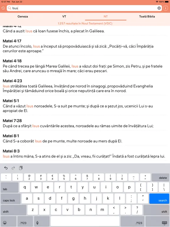 MyBible iPad  スクリーンショット