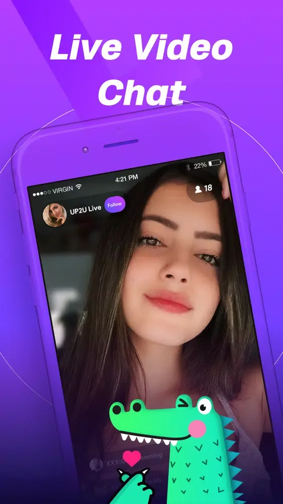 Tangkapan layar UP2U Video Chat