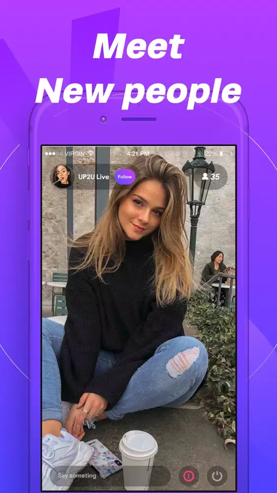 Tangkapan layar UP2U Video Chat