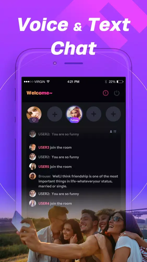 Tangkapan layar UP2U Video Chat