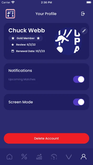Tangkapan layar UPA Mobile