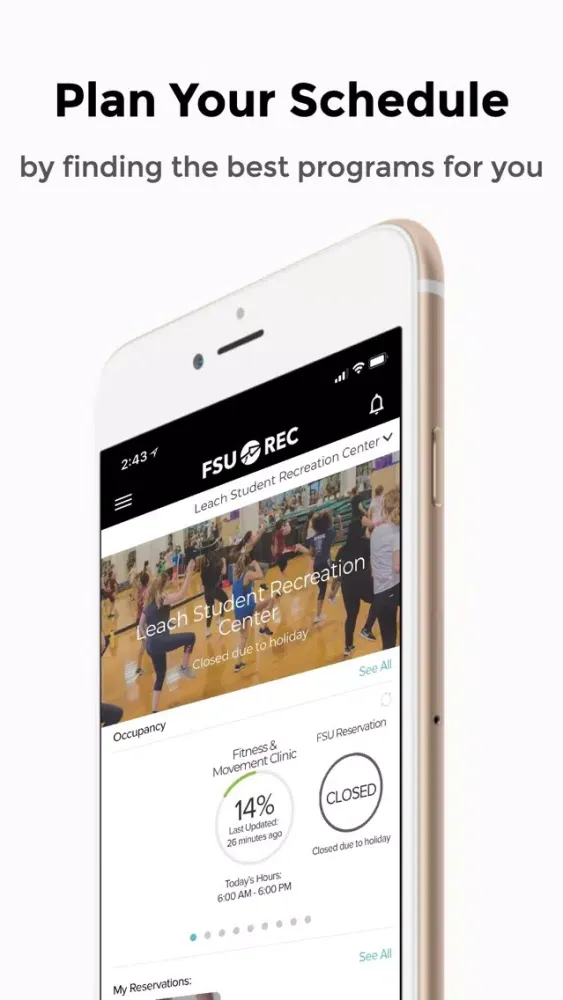 FSU Campus Rec Screenshots