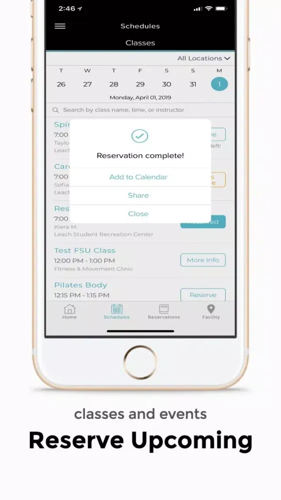 FSU Campus Rec Screenshots