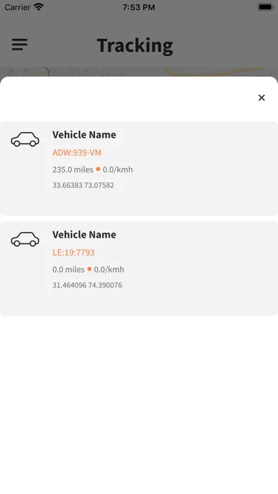 Tangkapan layar eDrive Tracking