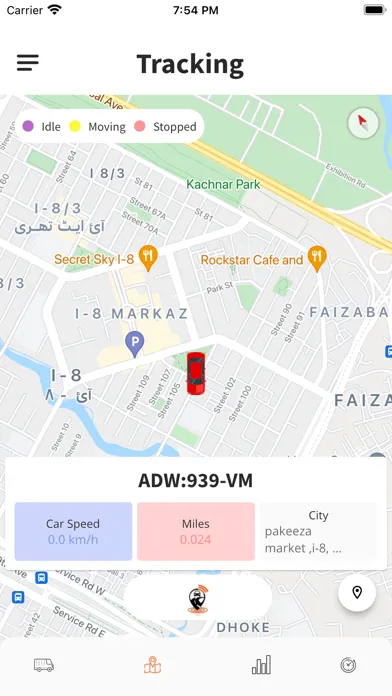 Tangkapan layar eDrive Tracking