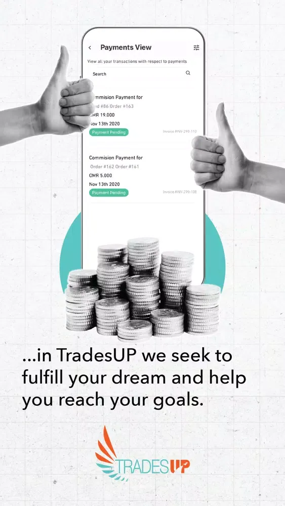 Capturas de pantalla de TradesUP