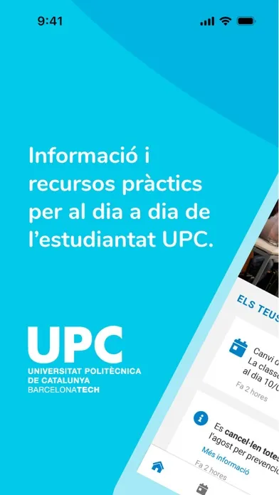 Screenshot di App UPC