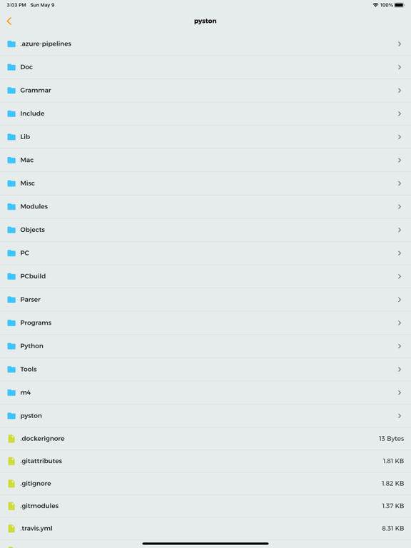 Tangkapan skrin Gitter Lite iPad 