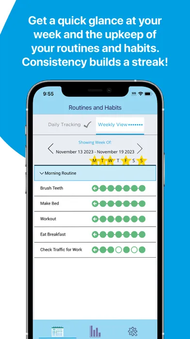 Routinely: Habit Tracker سکرین شاٹس