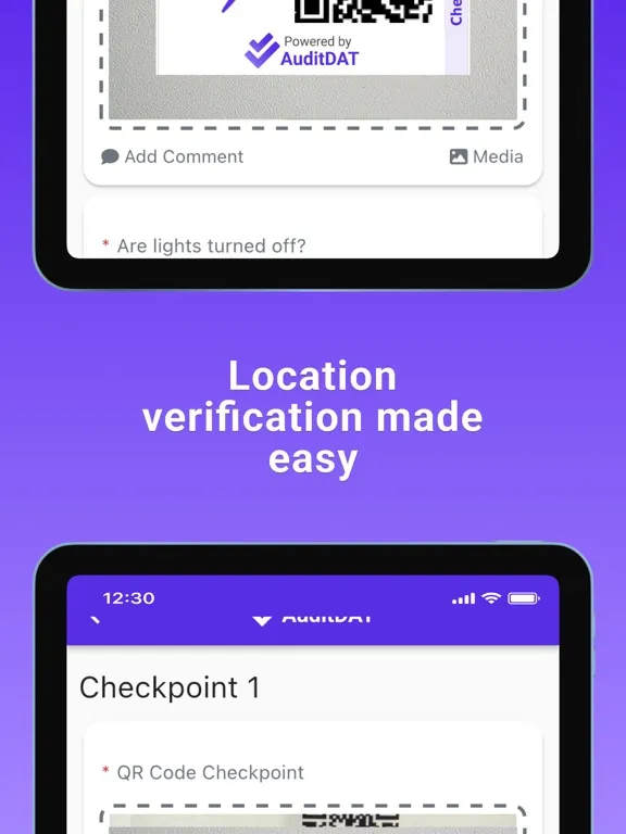 AuditDAT iPad  Screenshots
