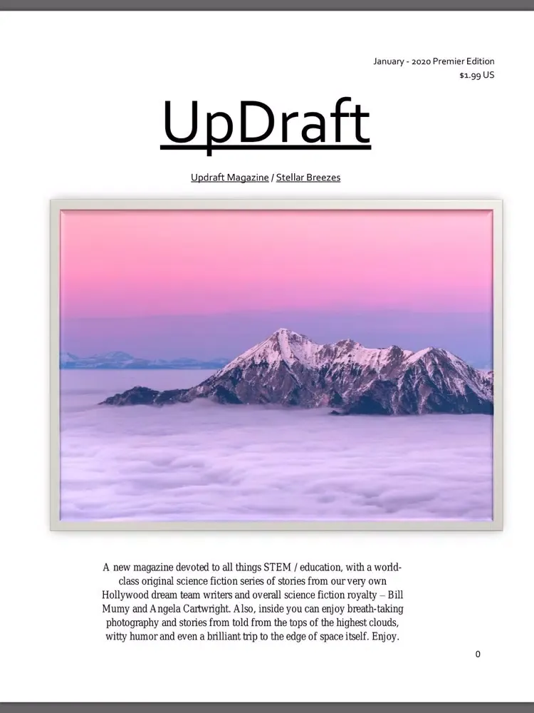 Captures d'écran de UpDraft Magazine iPad 