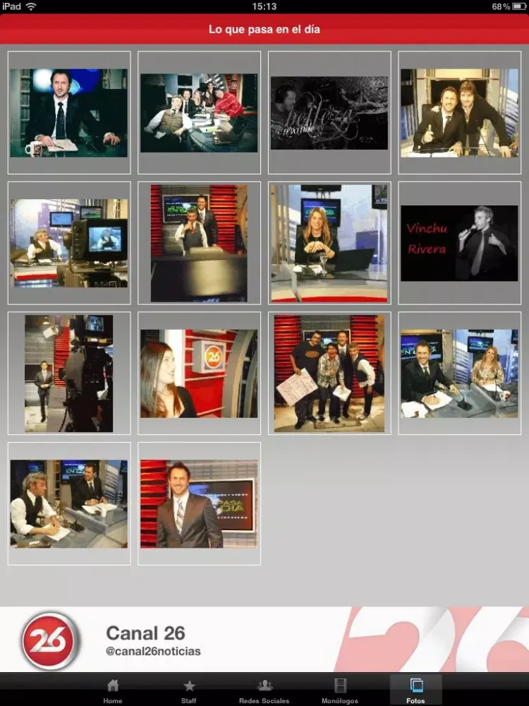 Ảnh chụp màn hình của Lo que pasa en el Dia – Canal 26 iPad 