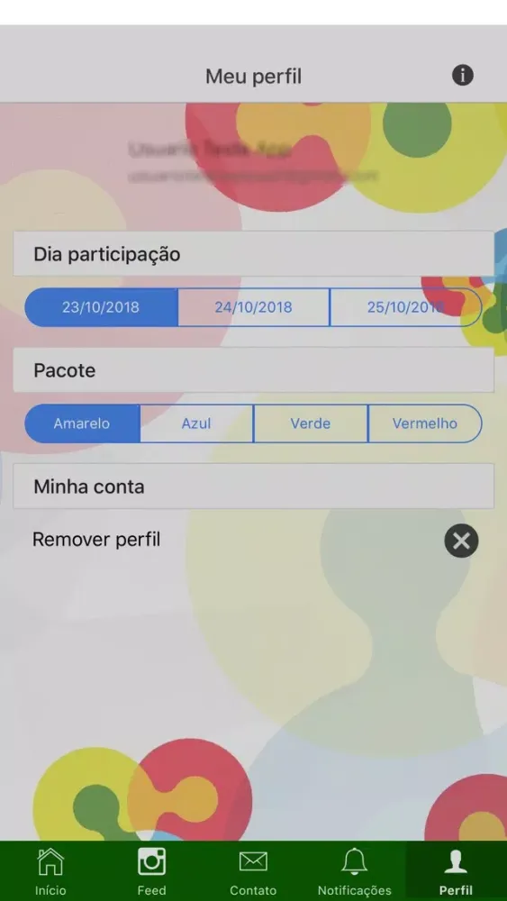 Captures d'écran de Conexão UPF