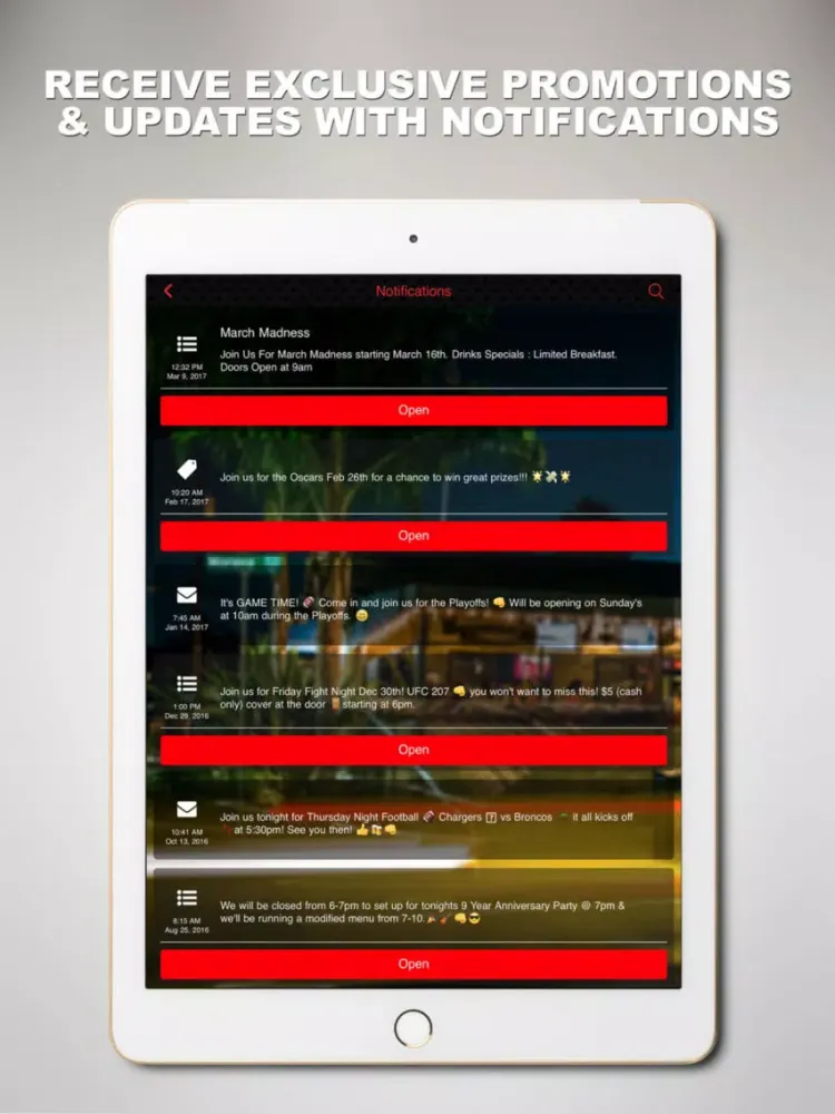 Offshore Tavern & Grill iPad  স্ক্রিনশট