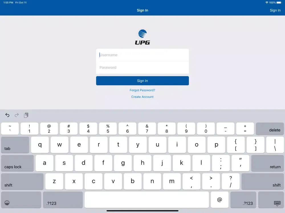United Producers Group Quoting iPad  स्क्रीनशॉट