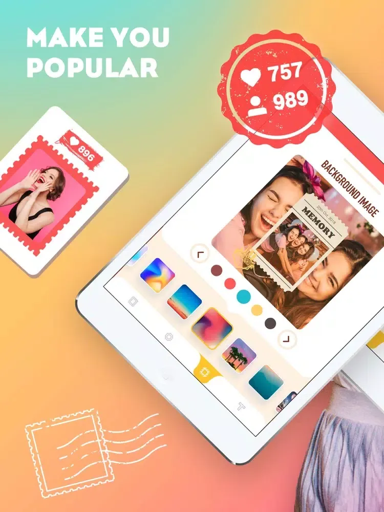 Screenshot di Top Likes Photo Boost Editor iPad 