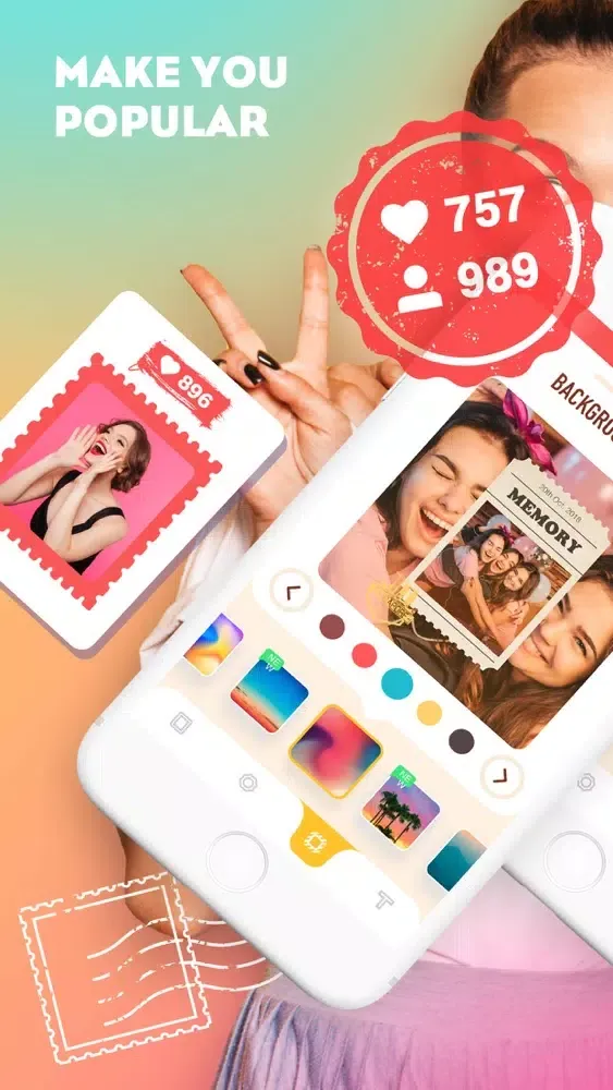 Screenshot di Top Likes Photo Boost Editor