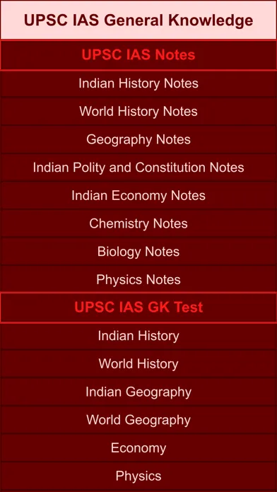 Ảnh chụp màn hình của UPSC and IAS GK 2015-16