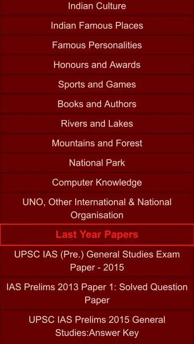 Ảnh chụp màn hình của UPSC and IAS GK 2015-16