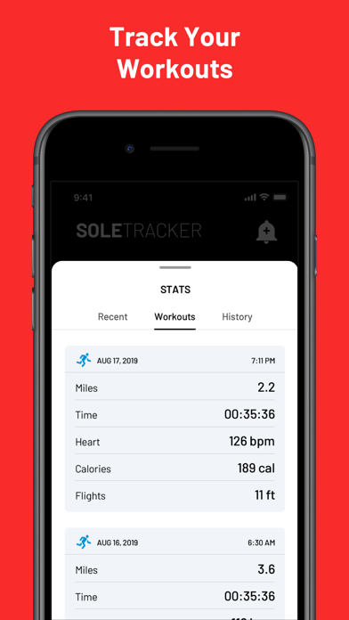 Capturas de tela do SoleTracker