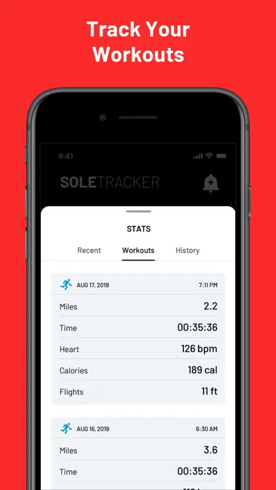 SoleTracker应用截图