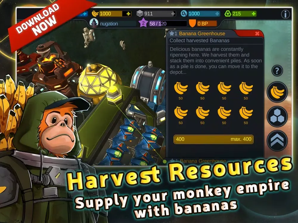 Screenshot di Deep Space Banana iPad 
