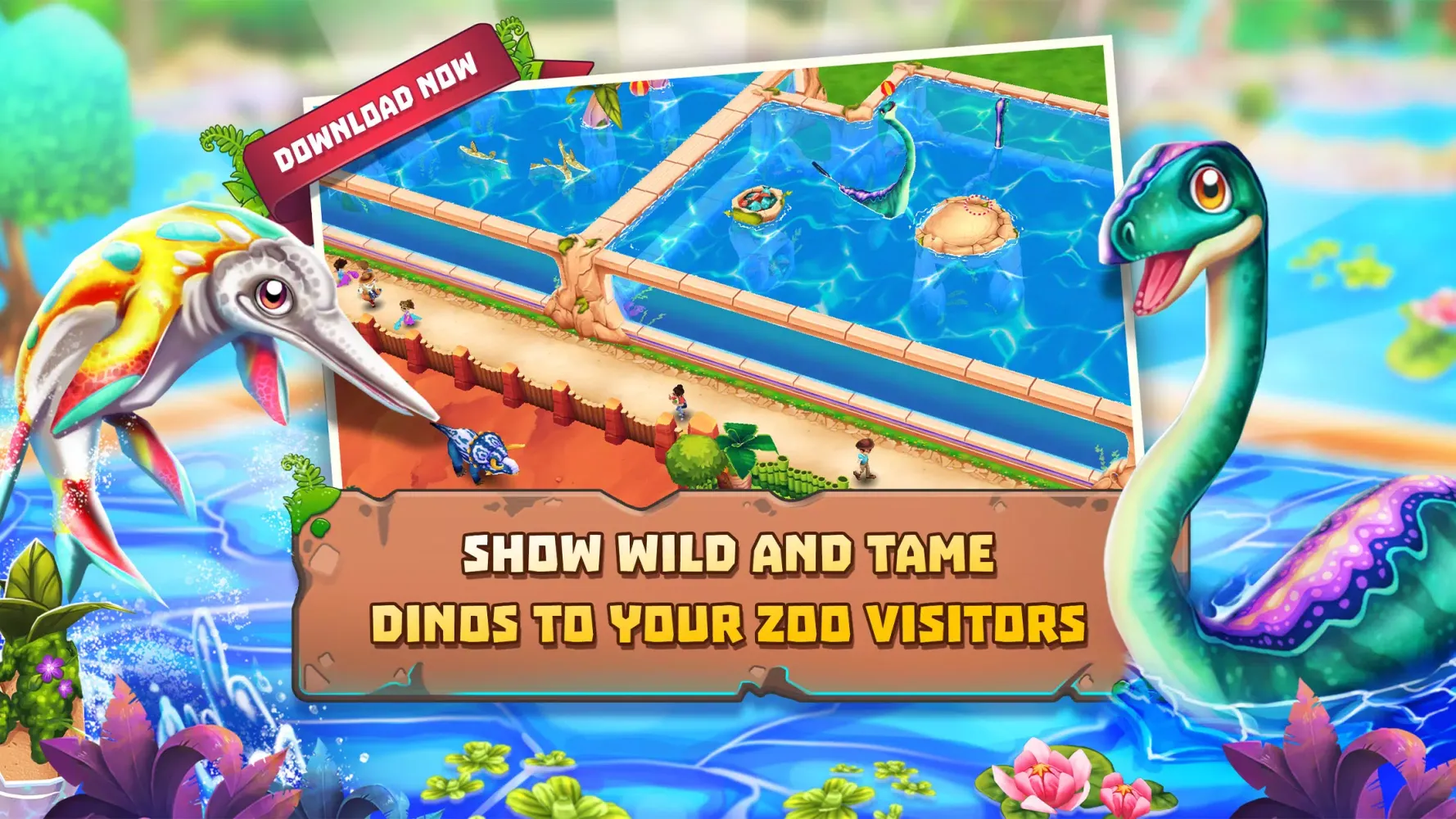 ภาพหน้าจอของ Dinosaur Park – Primeval Zoo