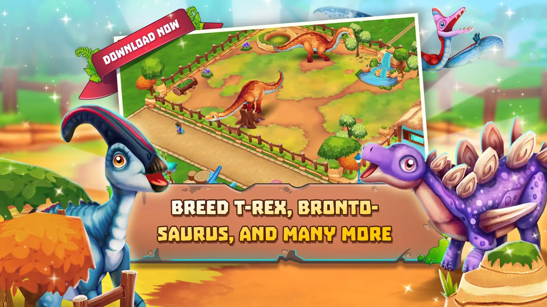ภาพหน้าจอของ Dinosaur Park – Primeval Zoo
