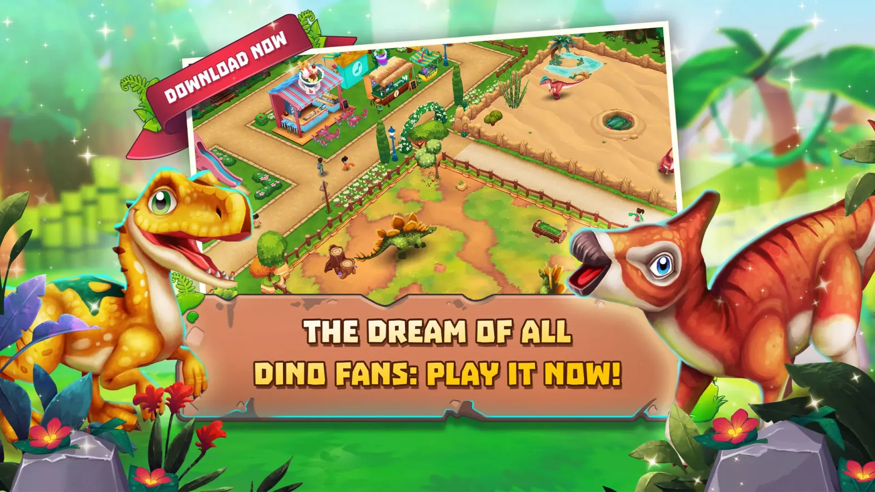 ภาพหน้าจอของ Dinosaur Park – Primeval Zoo