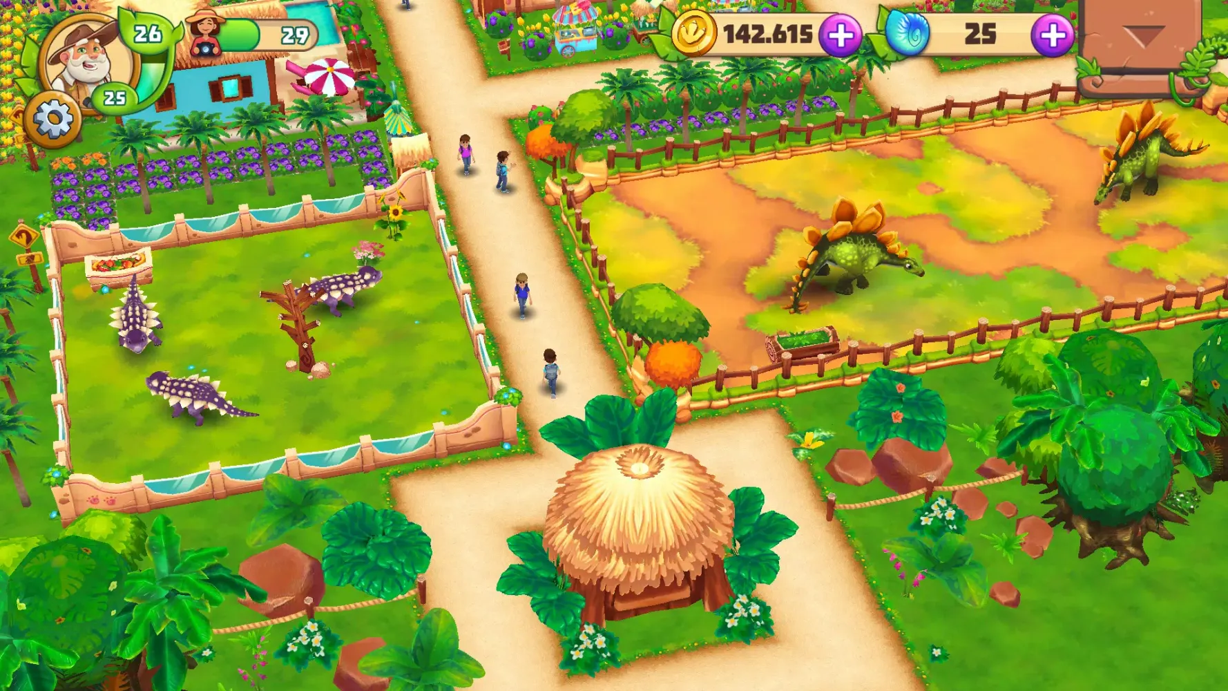 ภาพหน้าจอของ Dinosaur Park – Primeval Zoo