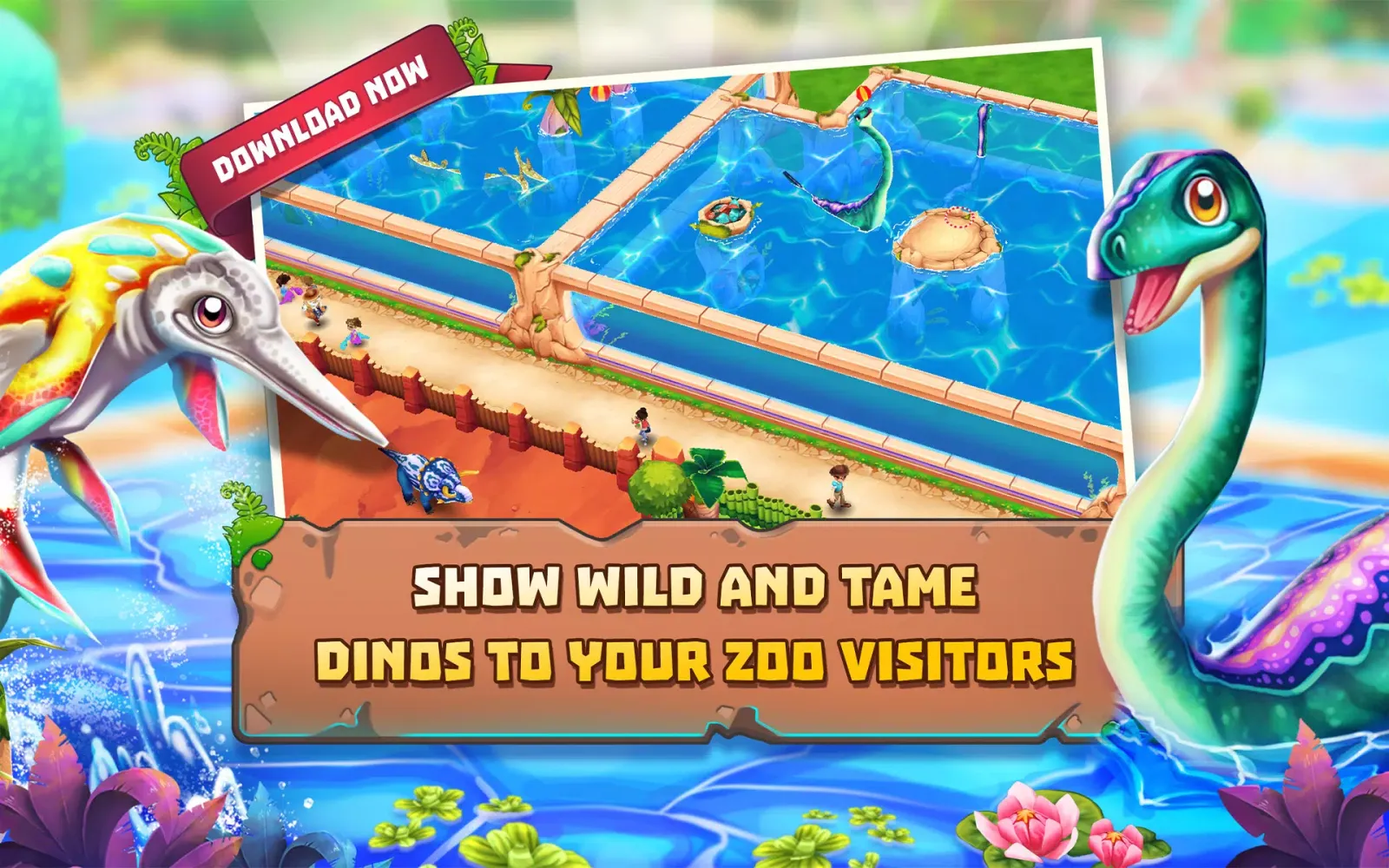 ภาพหน้าจอของ Dinosaur Park – Primeval Zoo