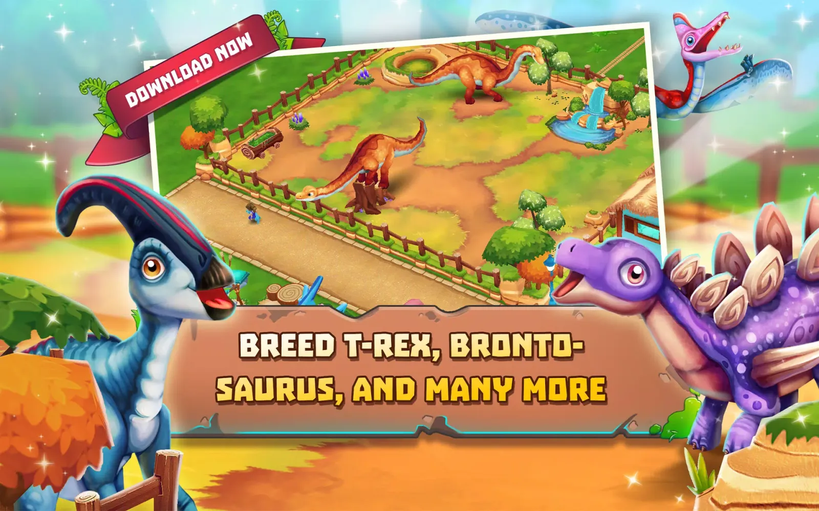 ภาพหน้าจอของ Dinosaur Park – Primeval Zoo