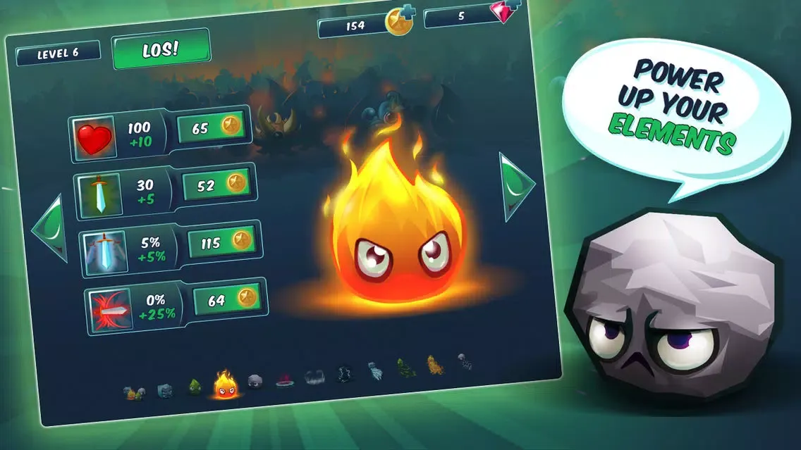 Elements vs. Monsters سکرین شاٹس
