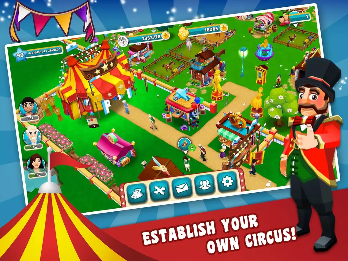 Zrzuty ekranu My Free Circus iPad 