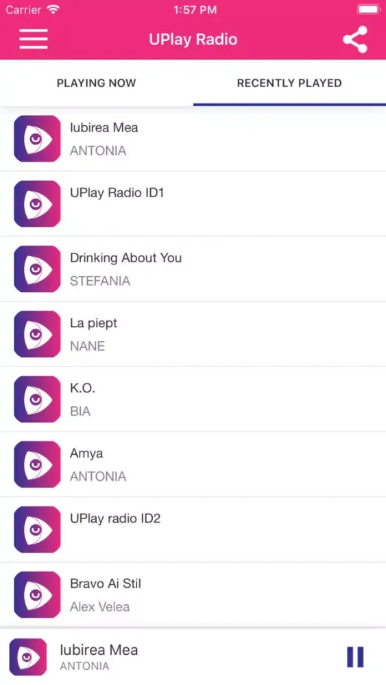 UPlay Radio 스크린샷