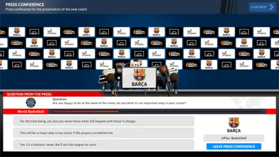 Captures d'écran de iBasketball Manager 22