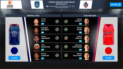 Captures d'écran de iBasketball Manager 22