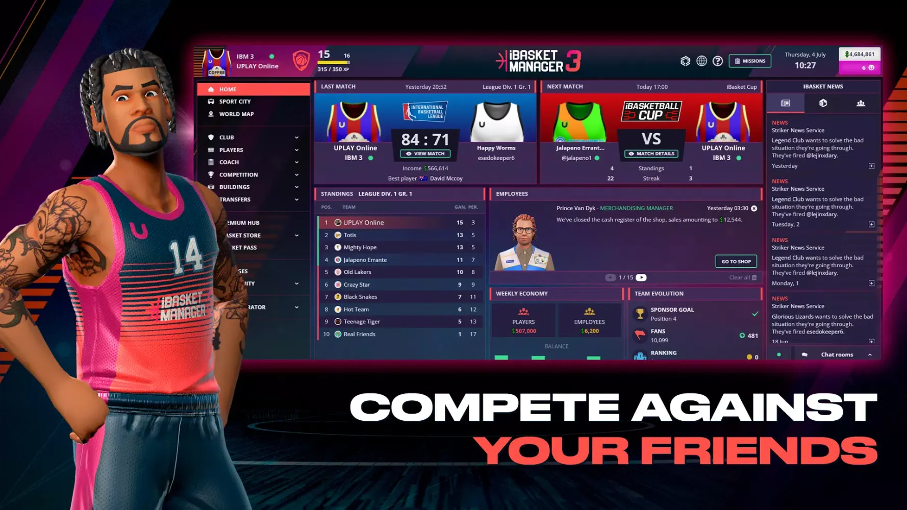 iBasket Manager 3 Screenshots