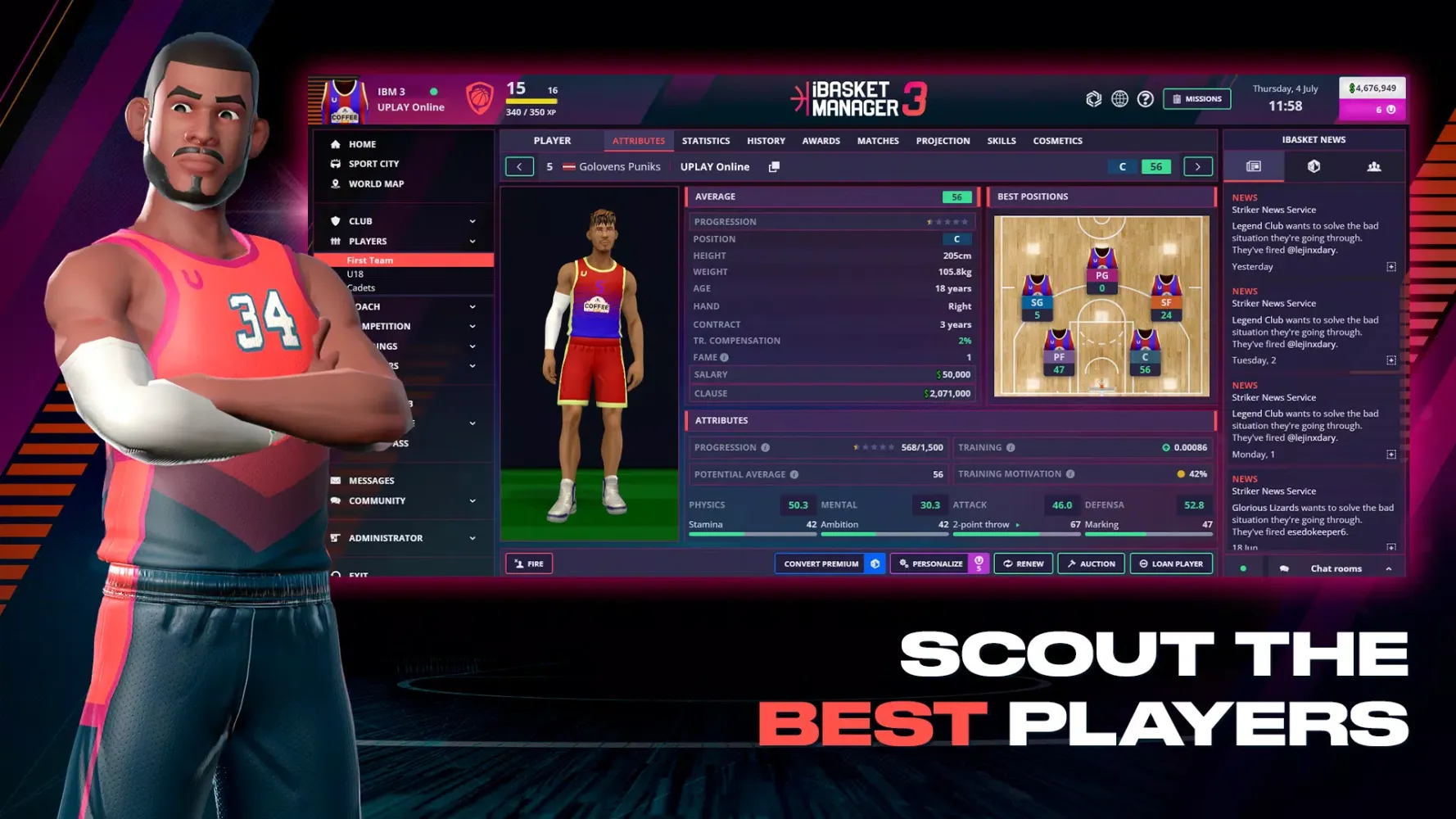 iBasket Manager 3 Screenshots