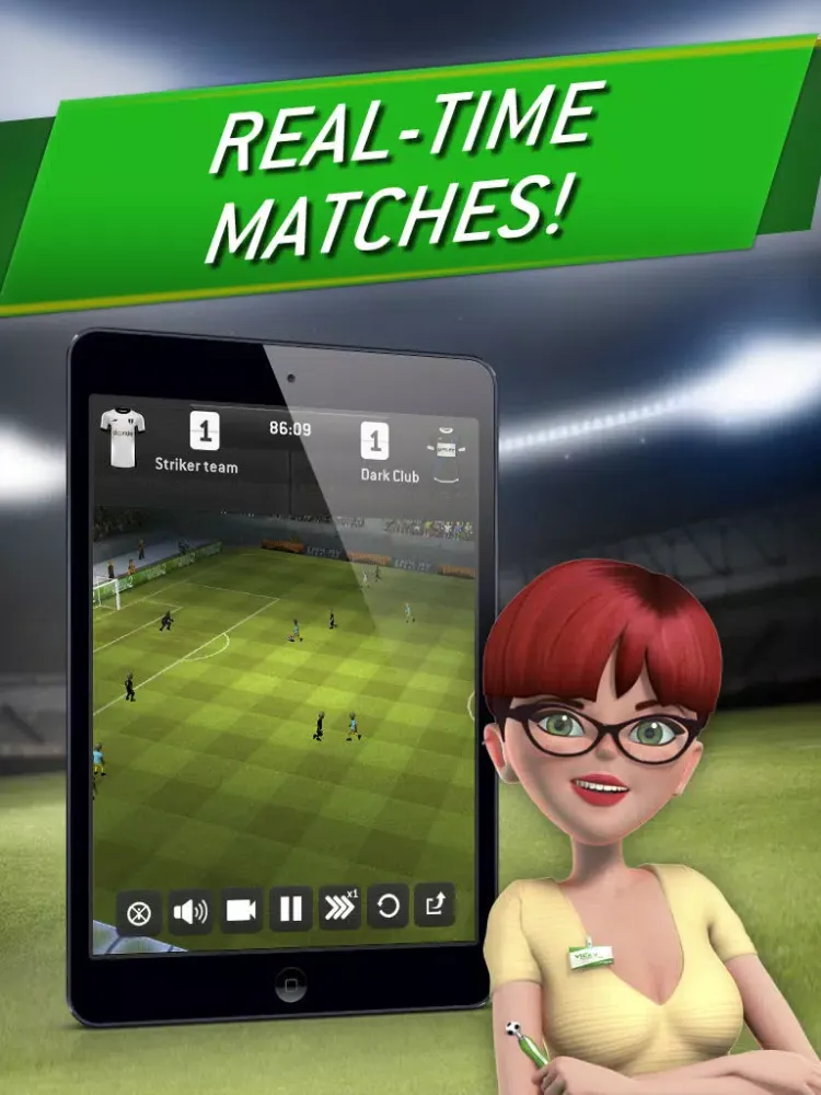 Striker Manager 2: Lead your Football Team iPad  Ekran Görüntüleri