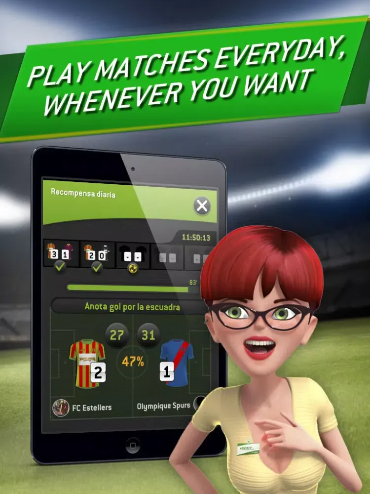 Striker Manager 2: Lead your Football Team iPad  Ekran Görüntüleri