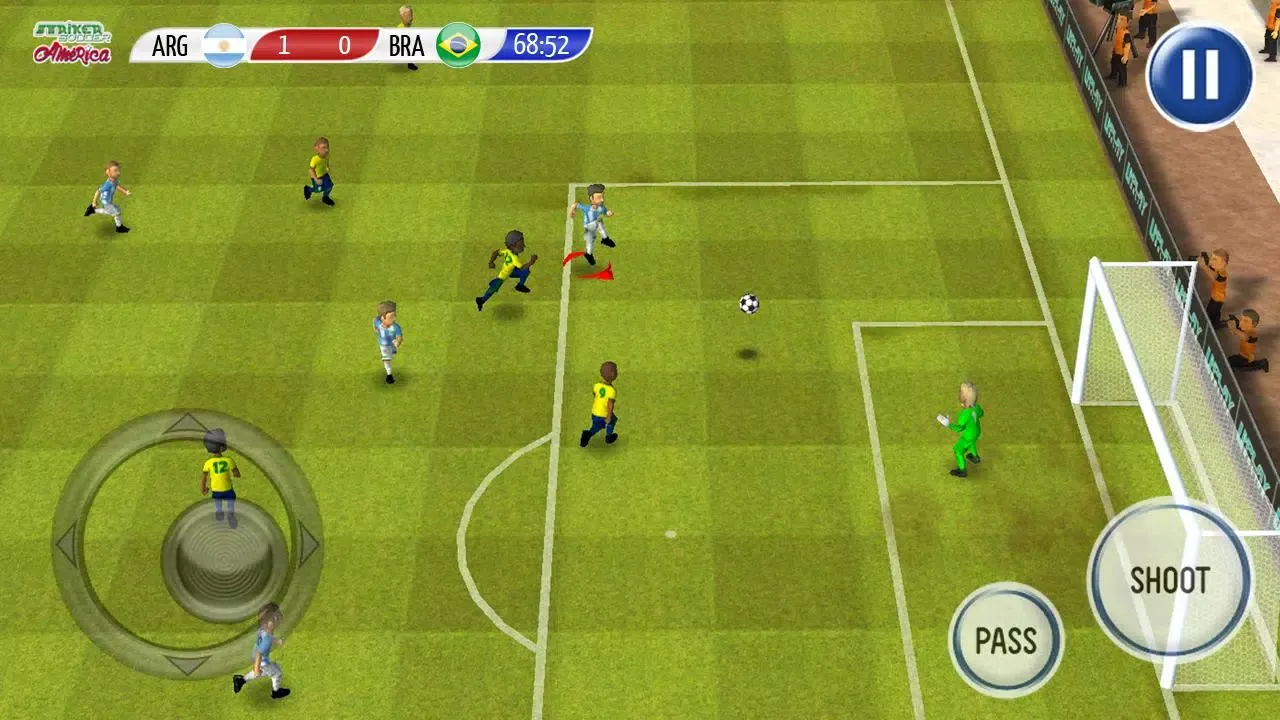 Ảnh chụp màn hình của Striker Soccer America 2015