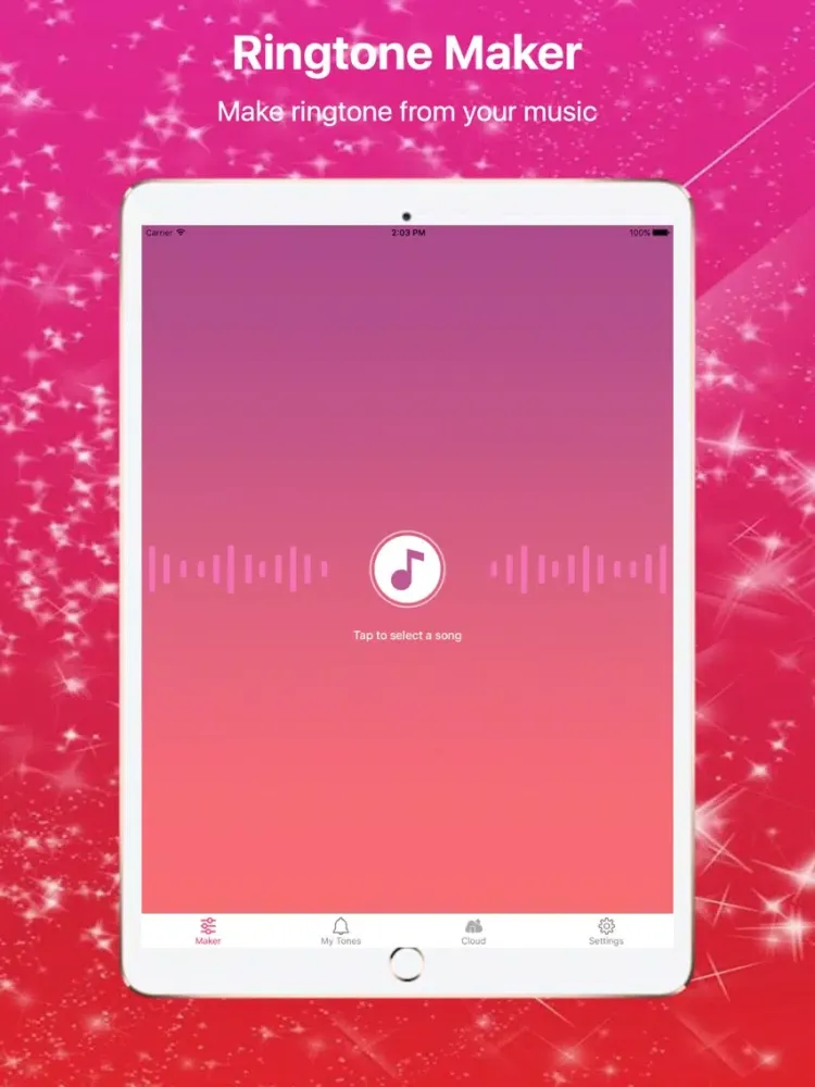 Capturas de tela do Free Ringtones for iPhone iPad 
