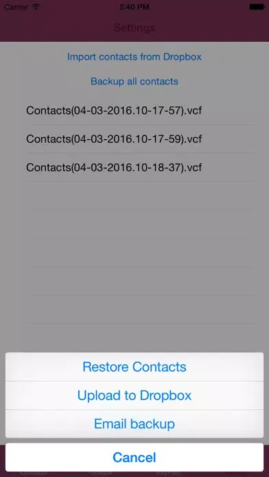 VContact - Group Contact,Backup & Restore Contact Ekran Görüntüleri