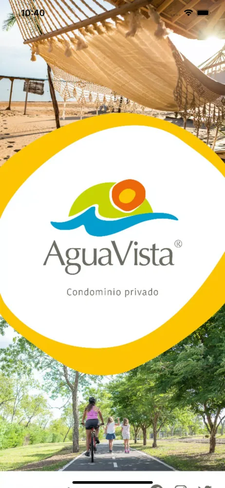 Capturas de tela do AguaVista