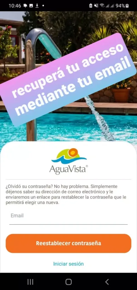 Capturas de tela do AguaVista