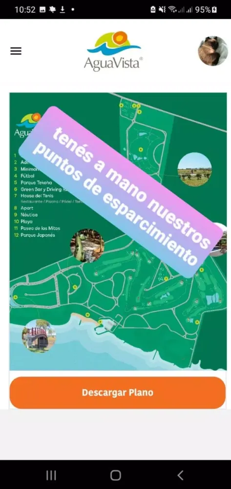 Capturas de tela do AguaVista
