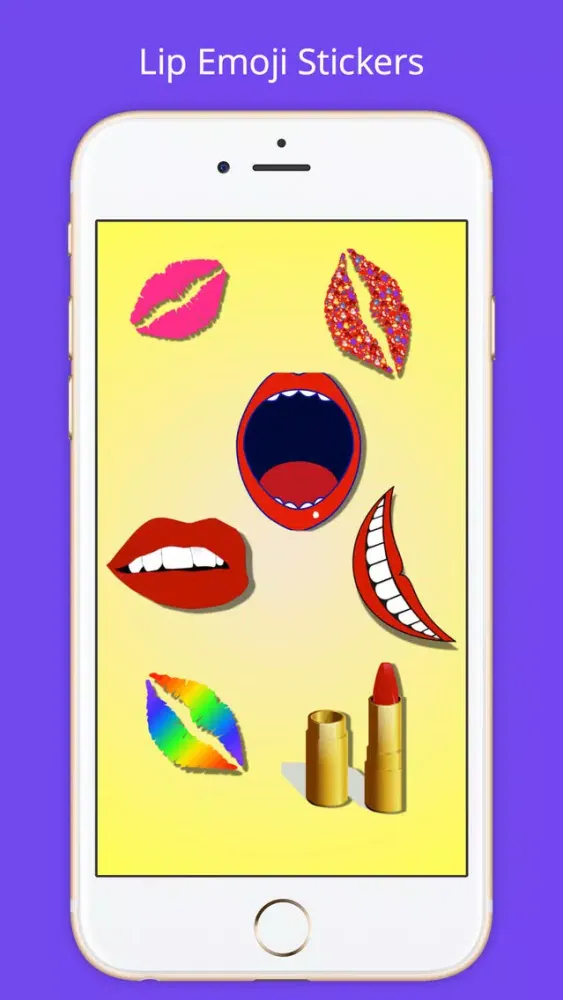 Скриншоты Lip Emoji Stickers