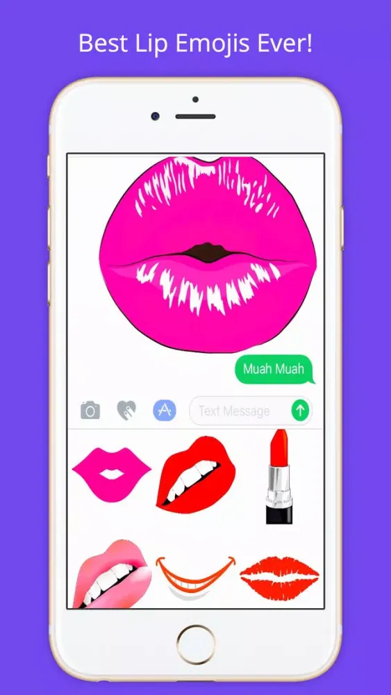 Скриншоты Lip Emoji Stickers